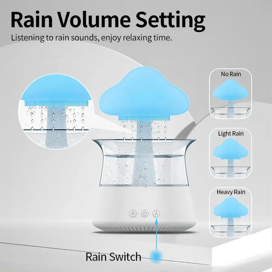 RainMister™ Relaxing Raindrop Humidifier