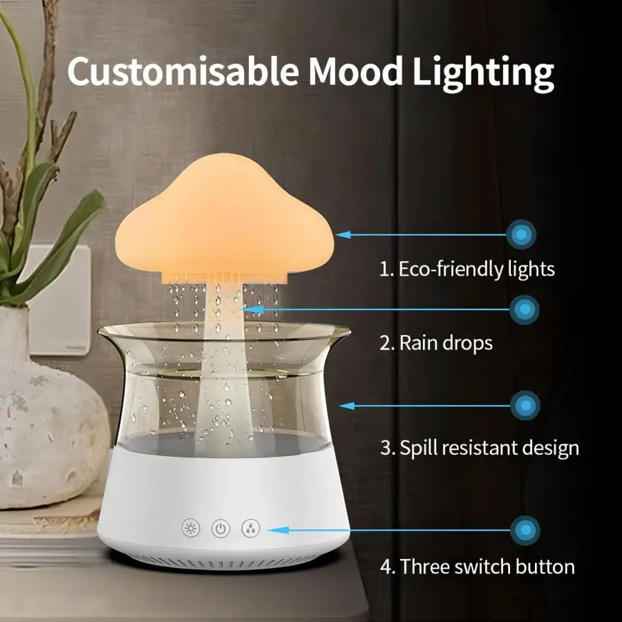 RainMister™ Relaxing Raindrop Humidifier